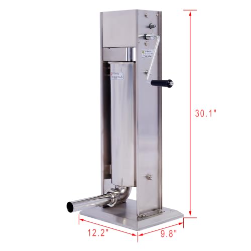 Stainless Steel 15LB Sausage Stuffer F355