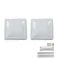 14" x 14" White Roof Vent Cover 2Pc W239486