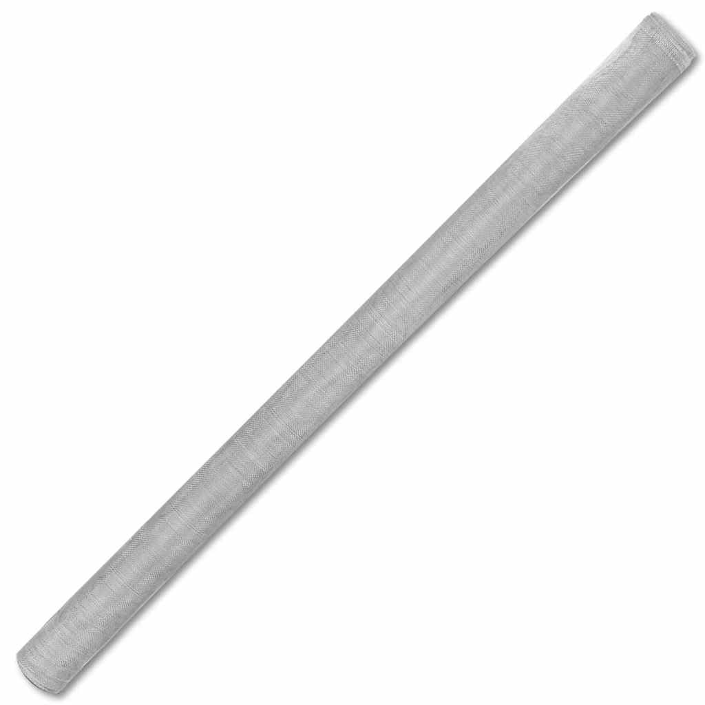 Aluminum Mesh Roll 39.4x196.9 Inch Silver Y40578