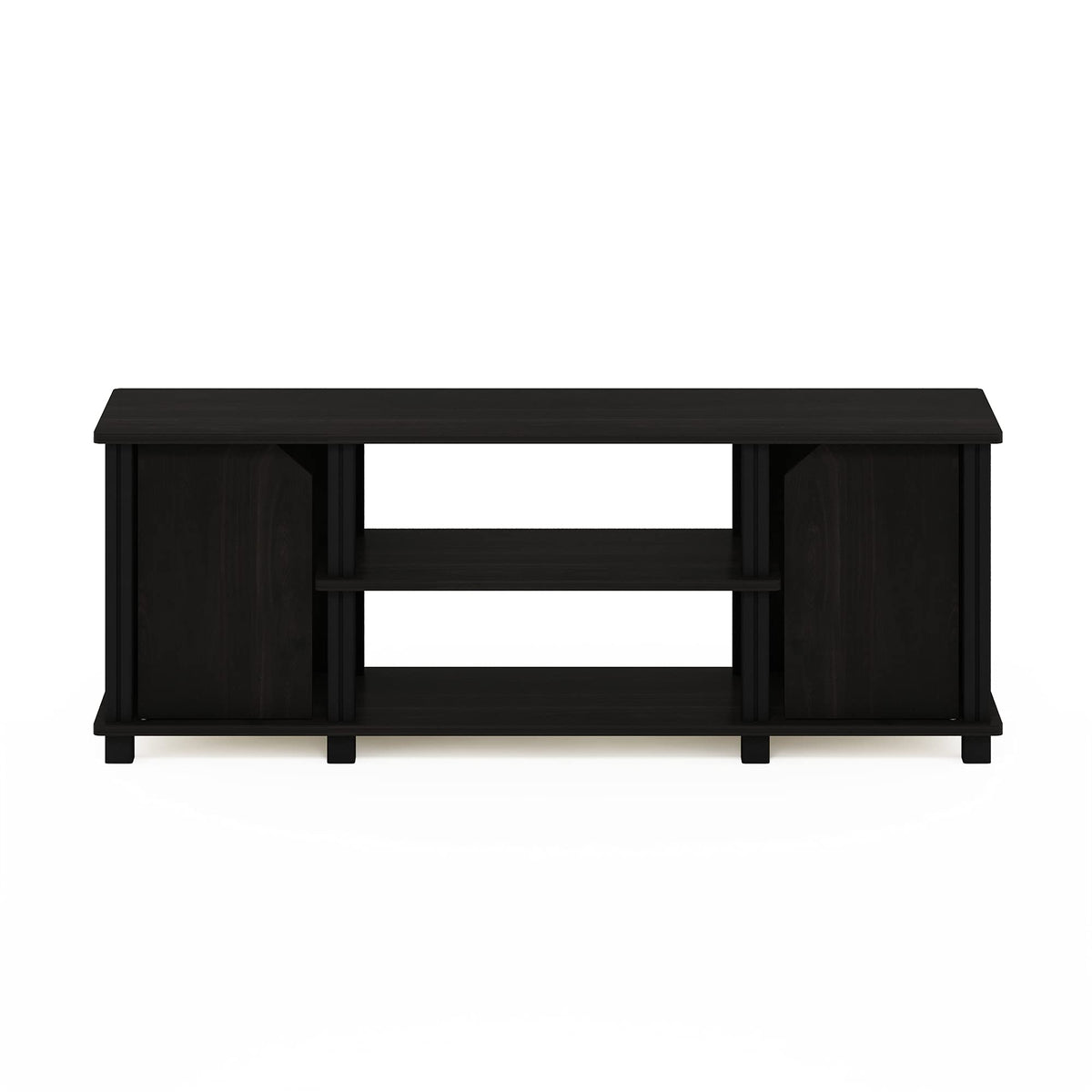 3-Tier Open Shelf TV Stand with Cabinets Z3293