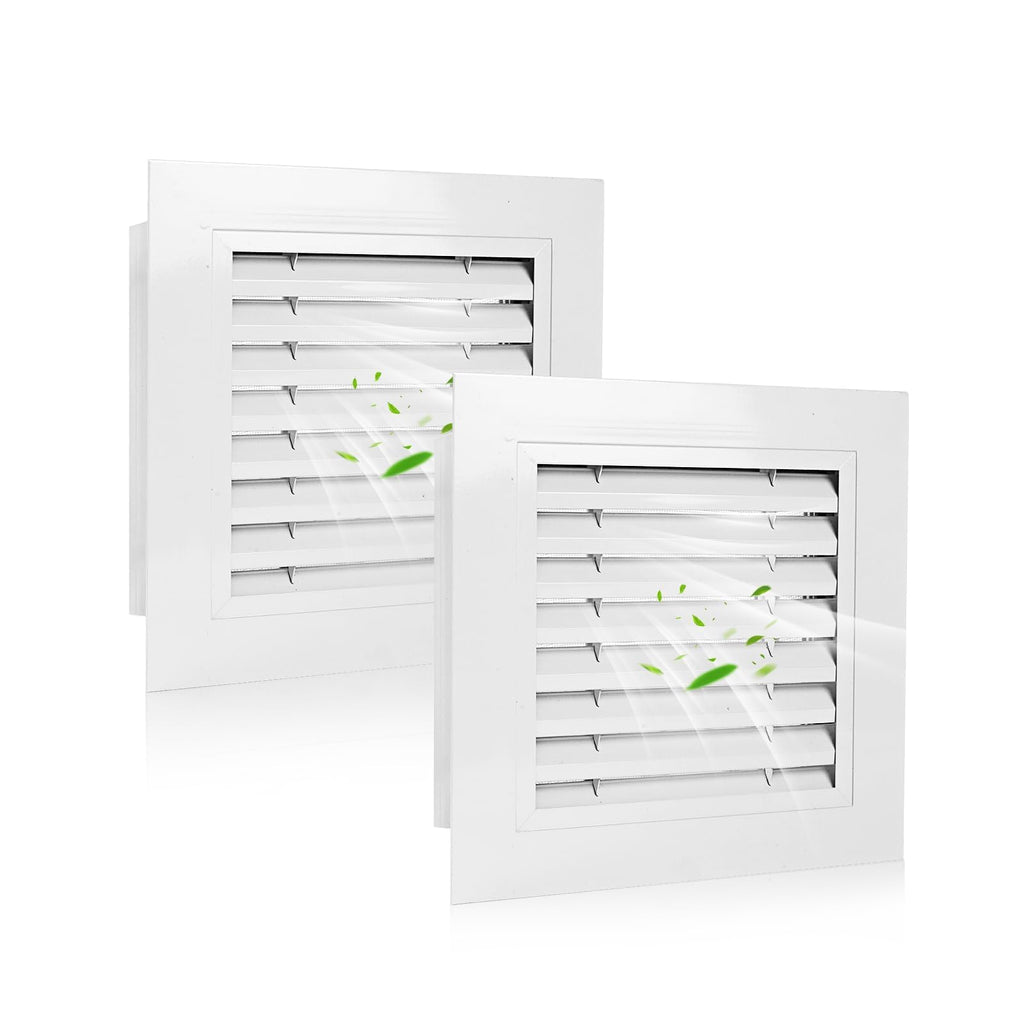 14" x 14" Aluminum Gable Vents with Screen, 2 Pack G58115