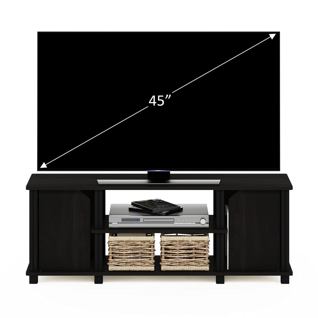 3-Tier Open Shelf TV Stand with Cabinets Z3293