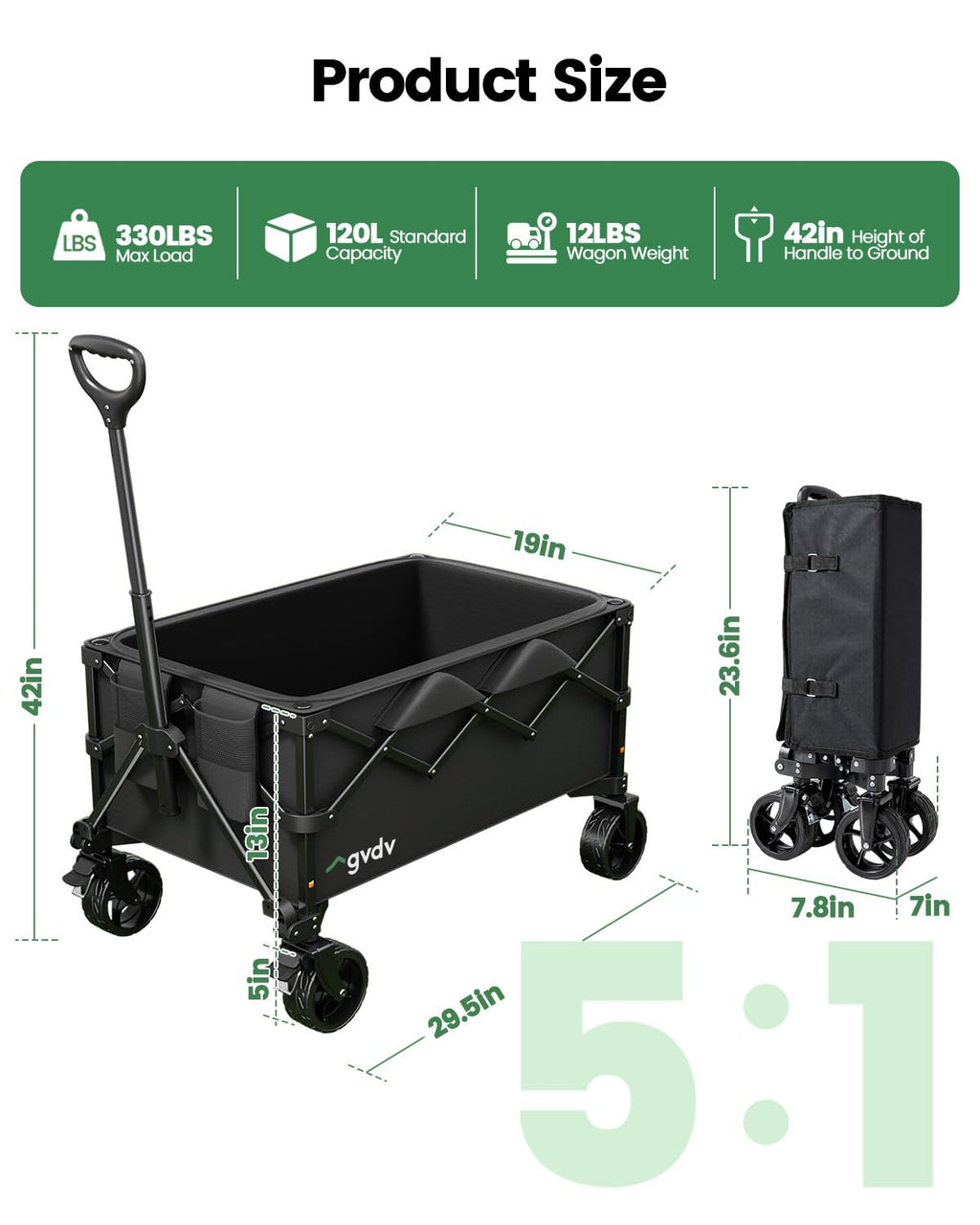 Foldable Wagon N54183