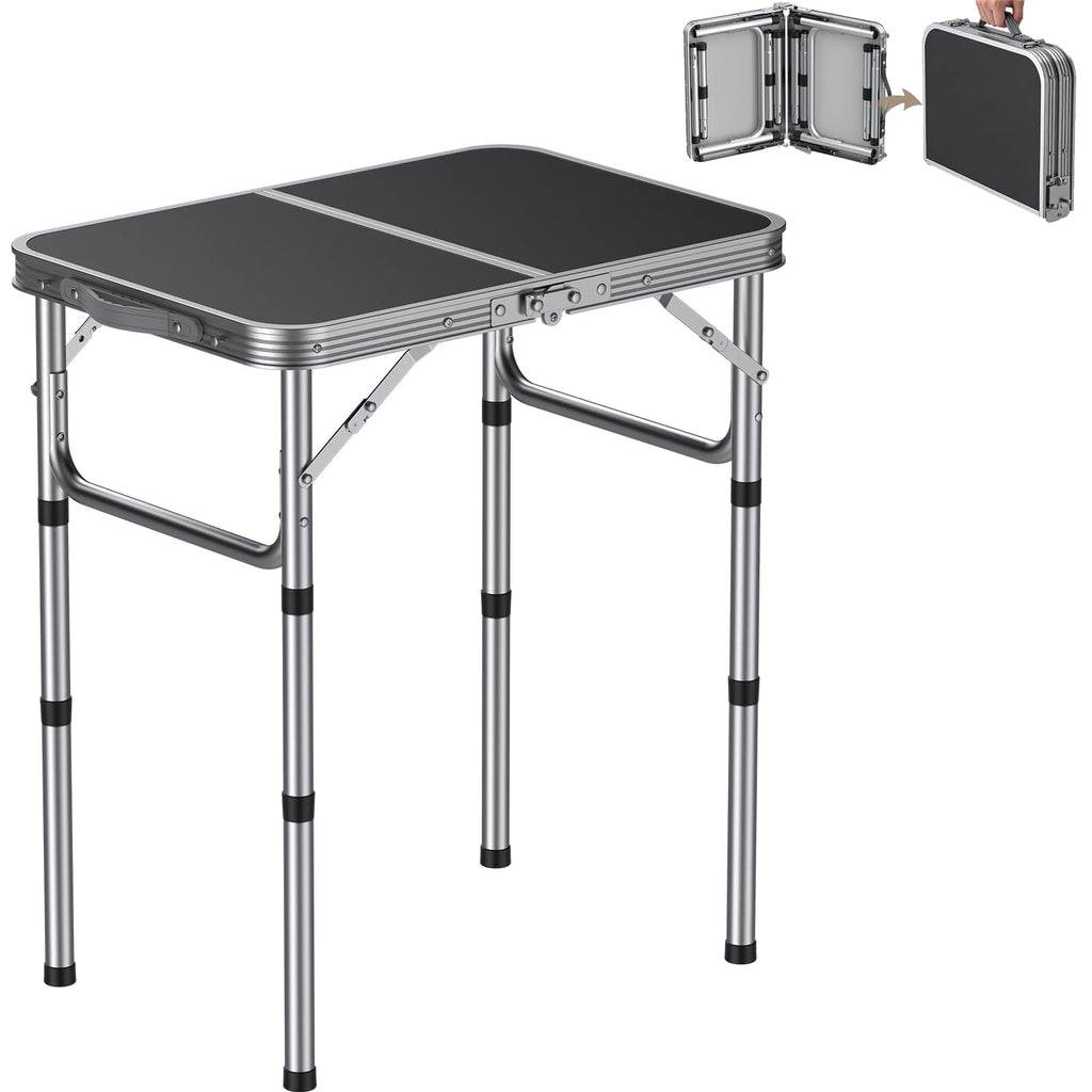 Portable Folding Table 3 Heights Adjustable 23'' L x 16'' W N47874
