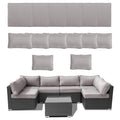 14 Piece Waterproof Outdoor Sofa Cushion Replacement with Zippers I542036