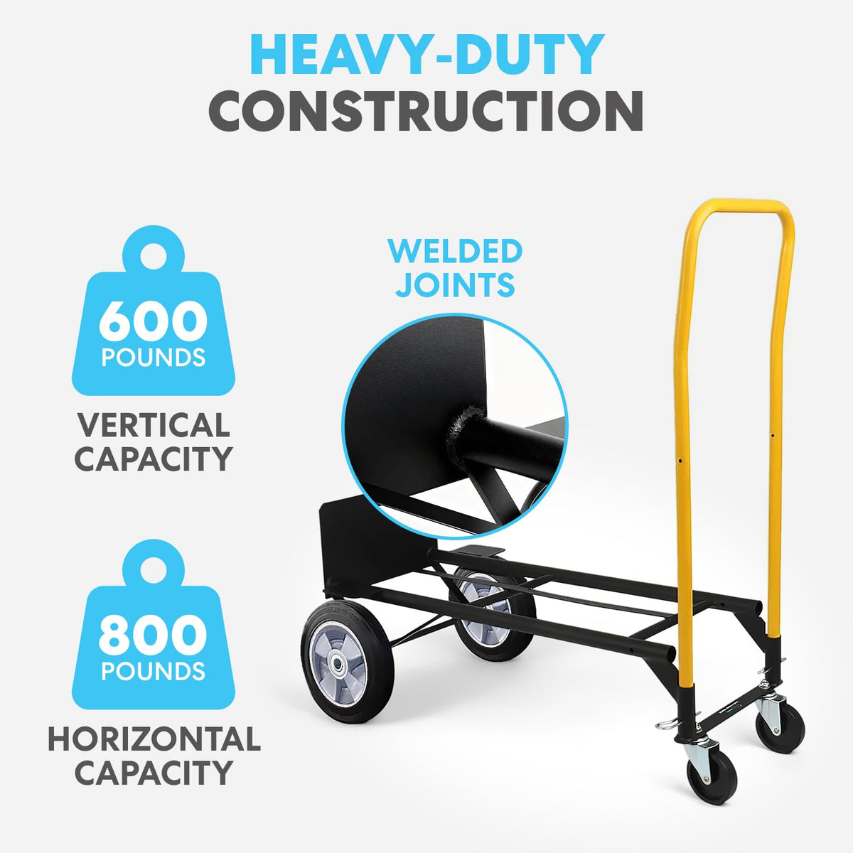 2 in 1 Convertible Hand Truck and Dolly Q40648
