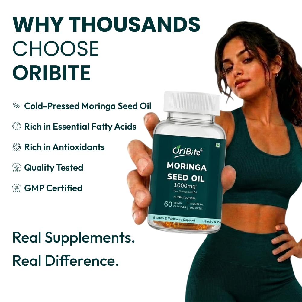 Moringa Seed Oil 1000mg 60 Capsules E741