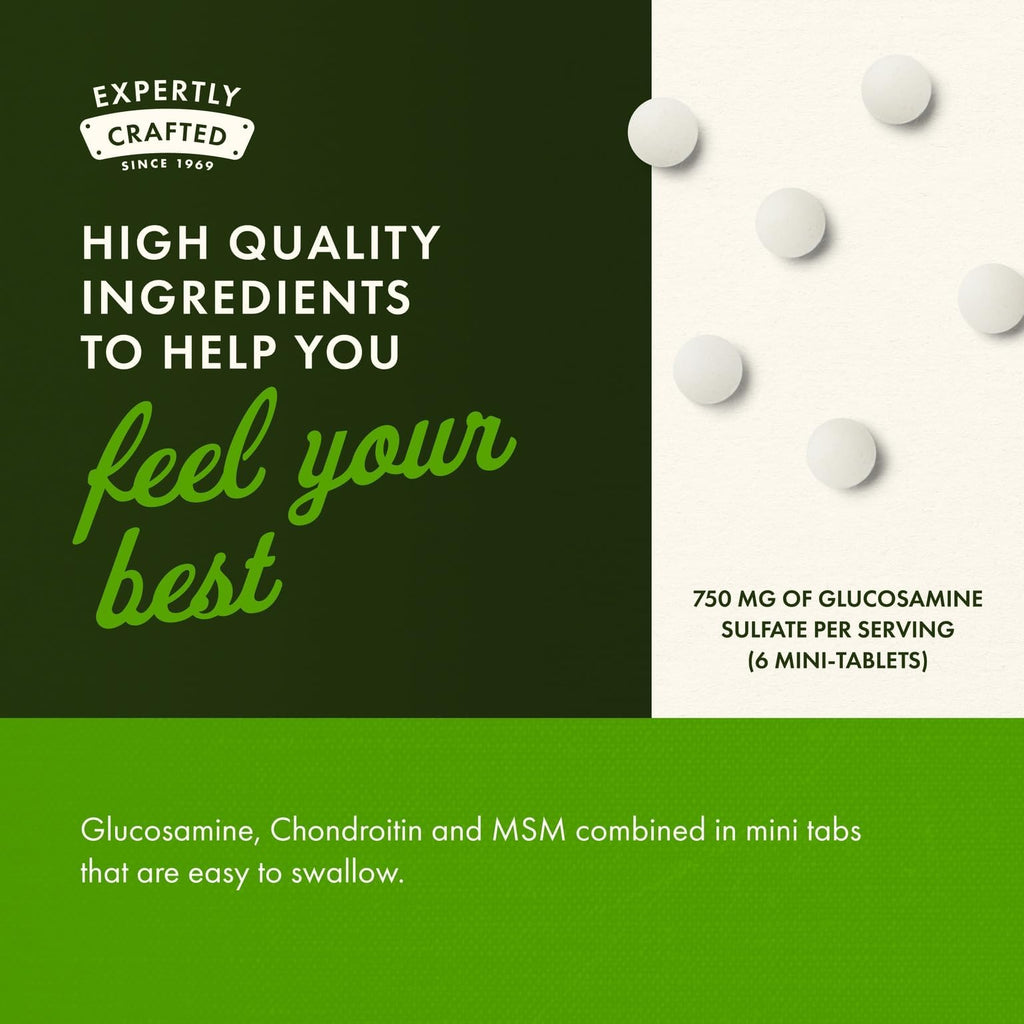 Glucosamine, Chondroitin & MSM 360 Mini-Tablets F4270