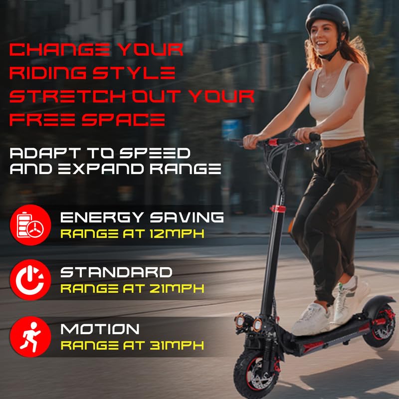 900W to 1600W 48V 18ah Folding Electric Scooter 11 Inch Tires G93567