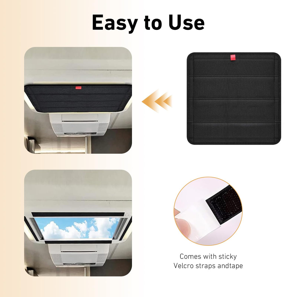 Magnetic Foldable RV Skylight Vent Cover K40579