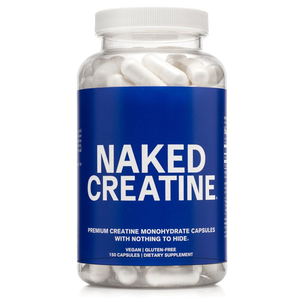 Micronized Creatine Monohydrate Capsules 2.5g 75 Servings Vegan X301