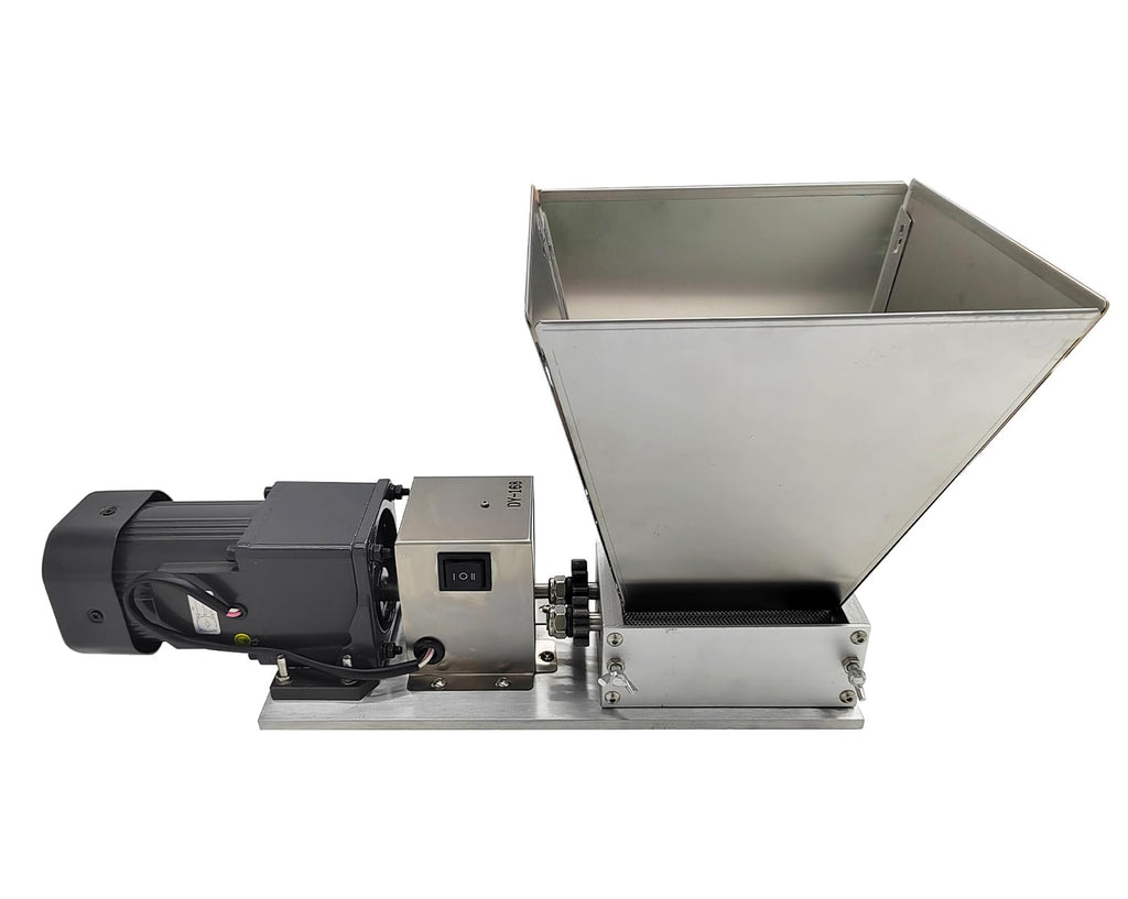 110V 60W 75RPM Stainless Steel Grain Mill with 4 Hopper and 2 Rollers F923284
