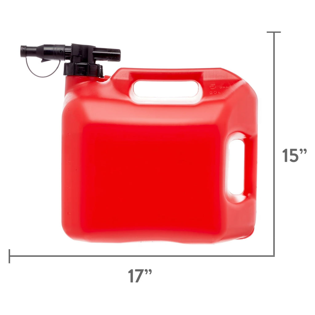 5 Gallon Gas Can with Auto-Stop Nozzle A1746