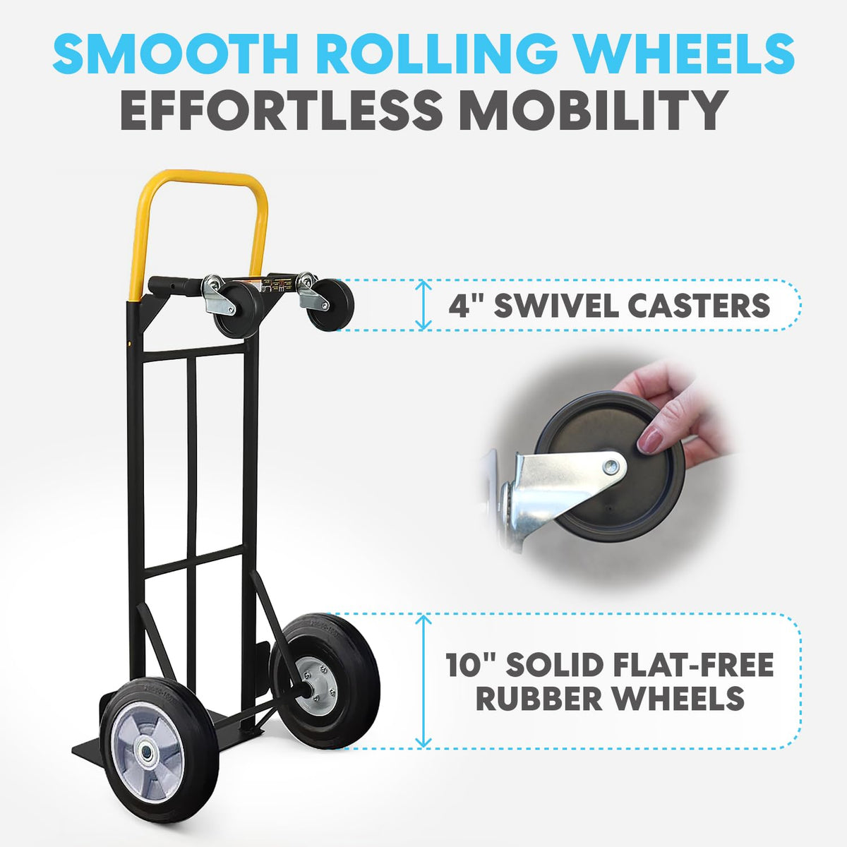 2 in 1 Convertible Hand Truck and Dolly Q40648
