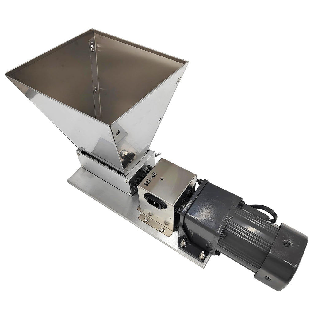 110V 60W 75RPM Stainless Steel Grain Mill with 4 Hopper and 2 Rollers F923284