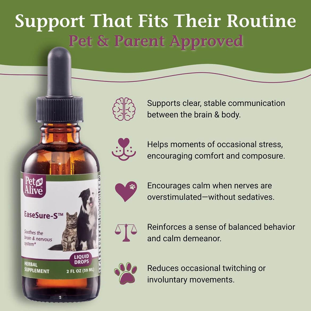 2 Fl Oz Herbal Nervous System Support for Pets Z1244