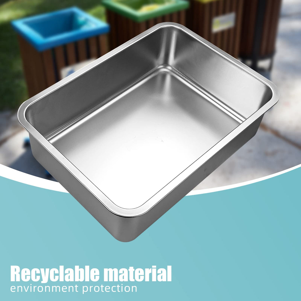 Stainless Steel Litter Box O56041