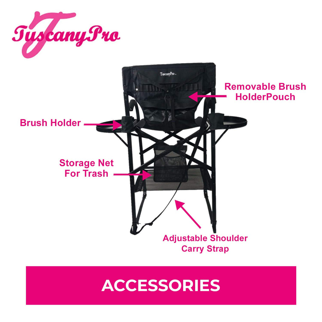 Heavy Duty Director Chair with Adjustable Seat Height E853