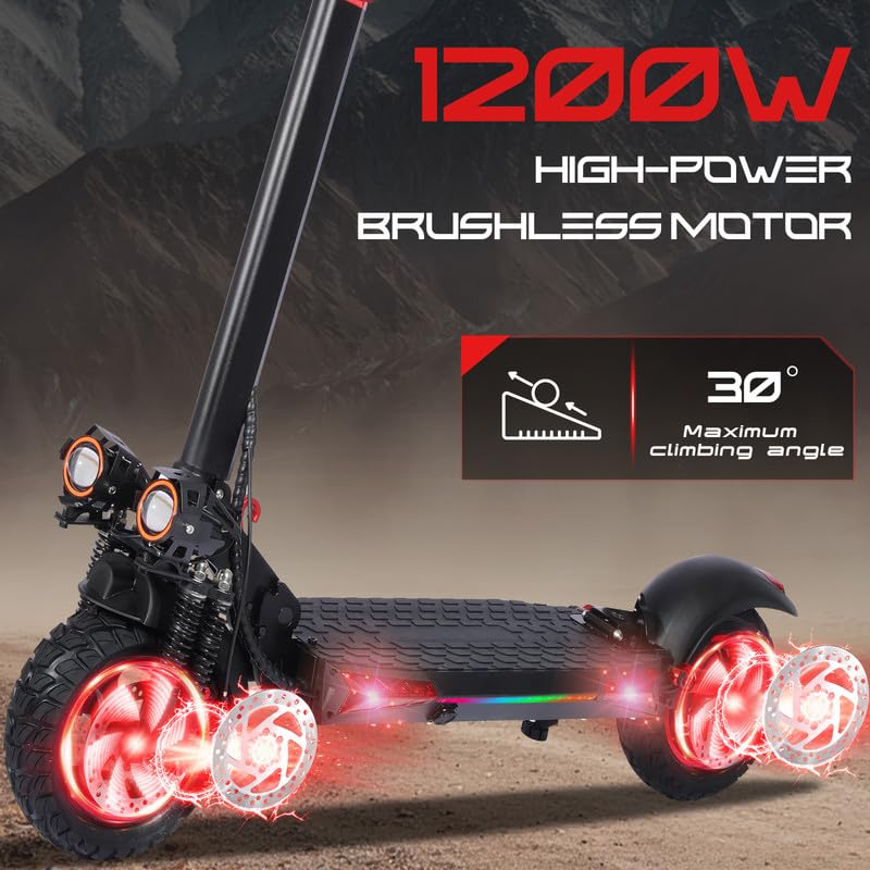 900W to 1600W 48V 18ah Folding Electric Scooter 11 Inch Tires G93567