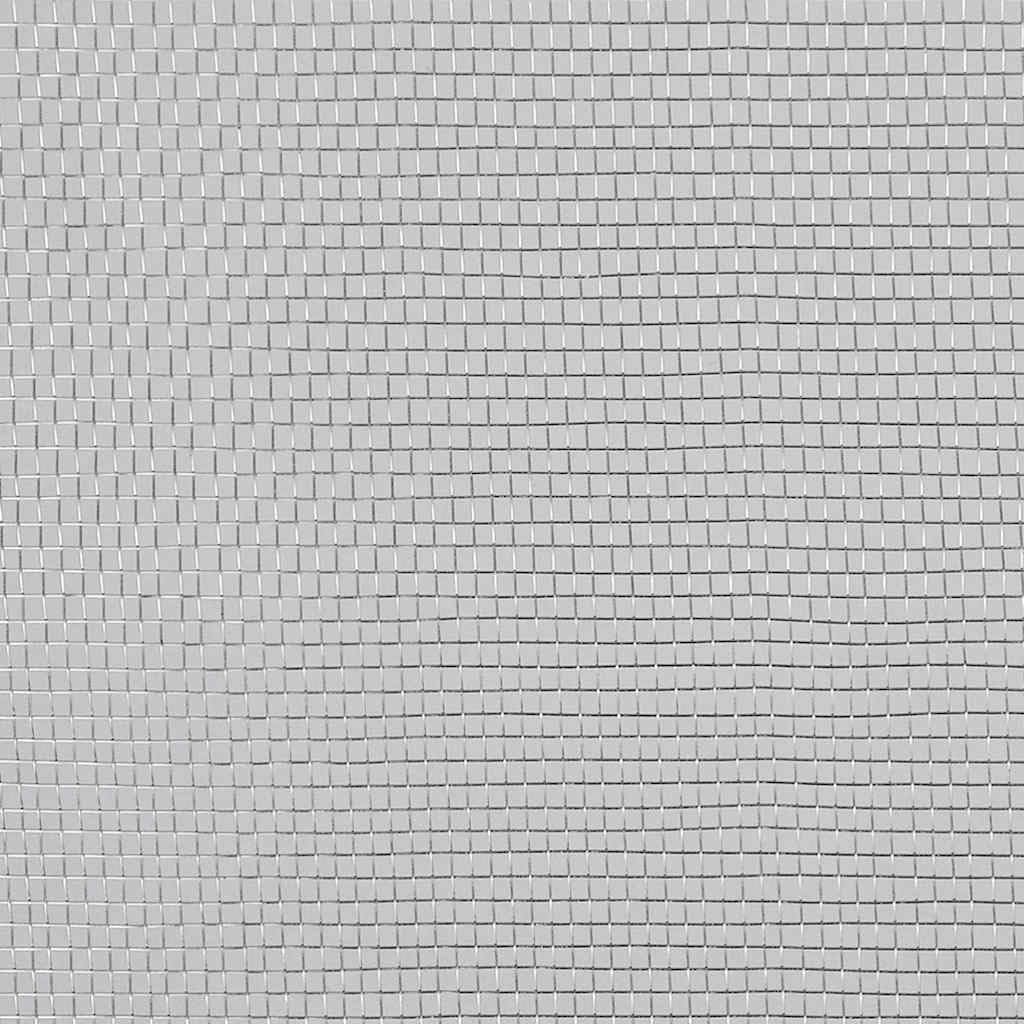 Aluminum Mesh Roll 39.4x196.9 Inch Silver Y40578
