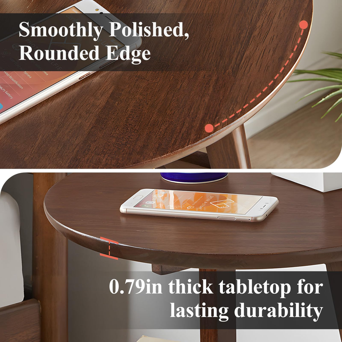 2-Tier Round Side Table N7559