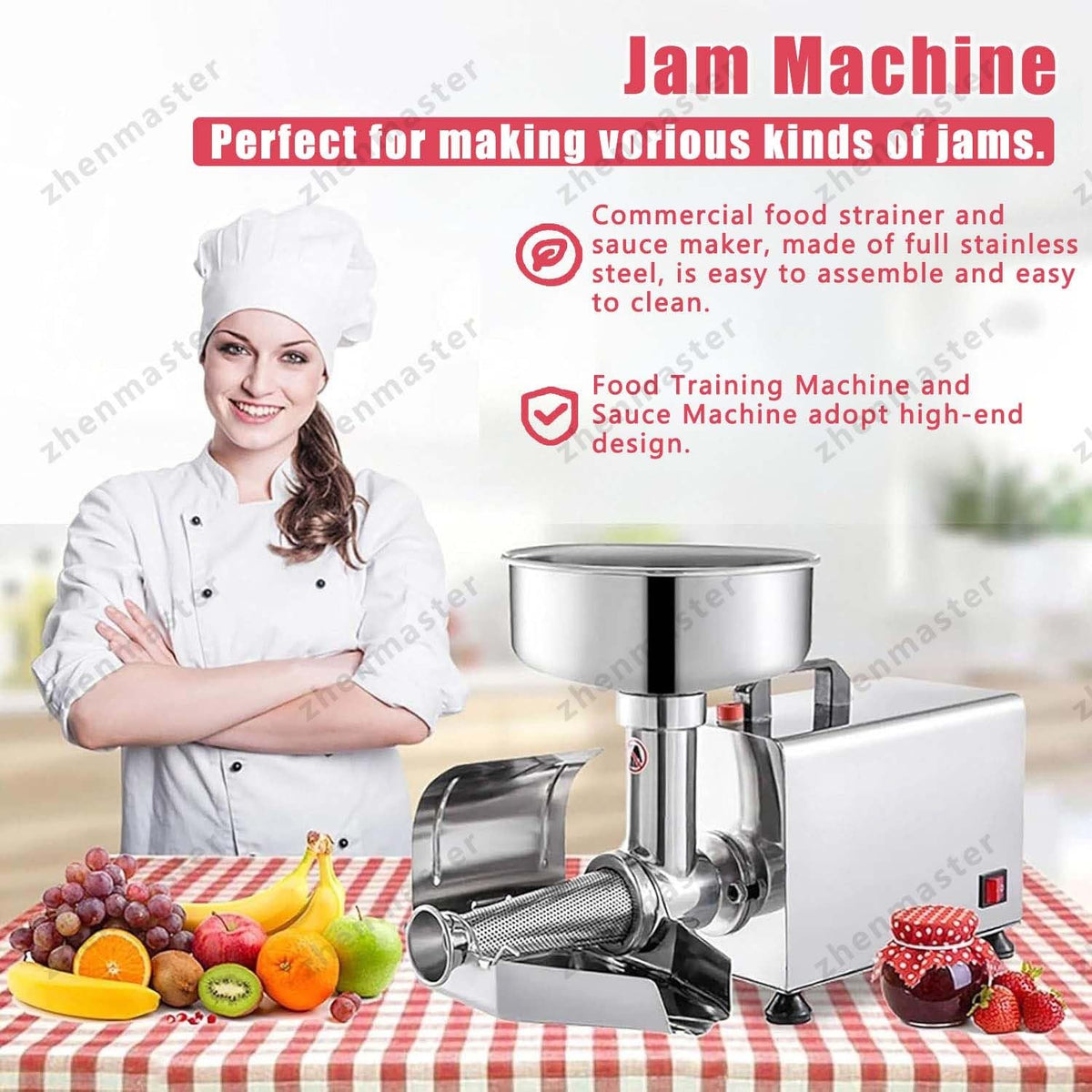 Electric Stainless Steel Tomato Strainer Z744