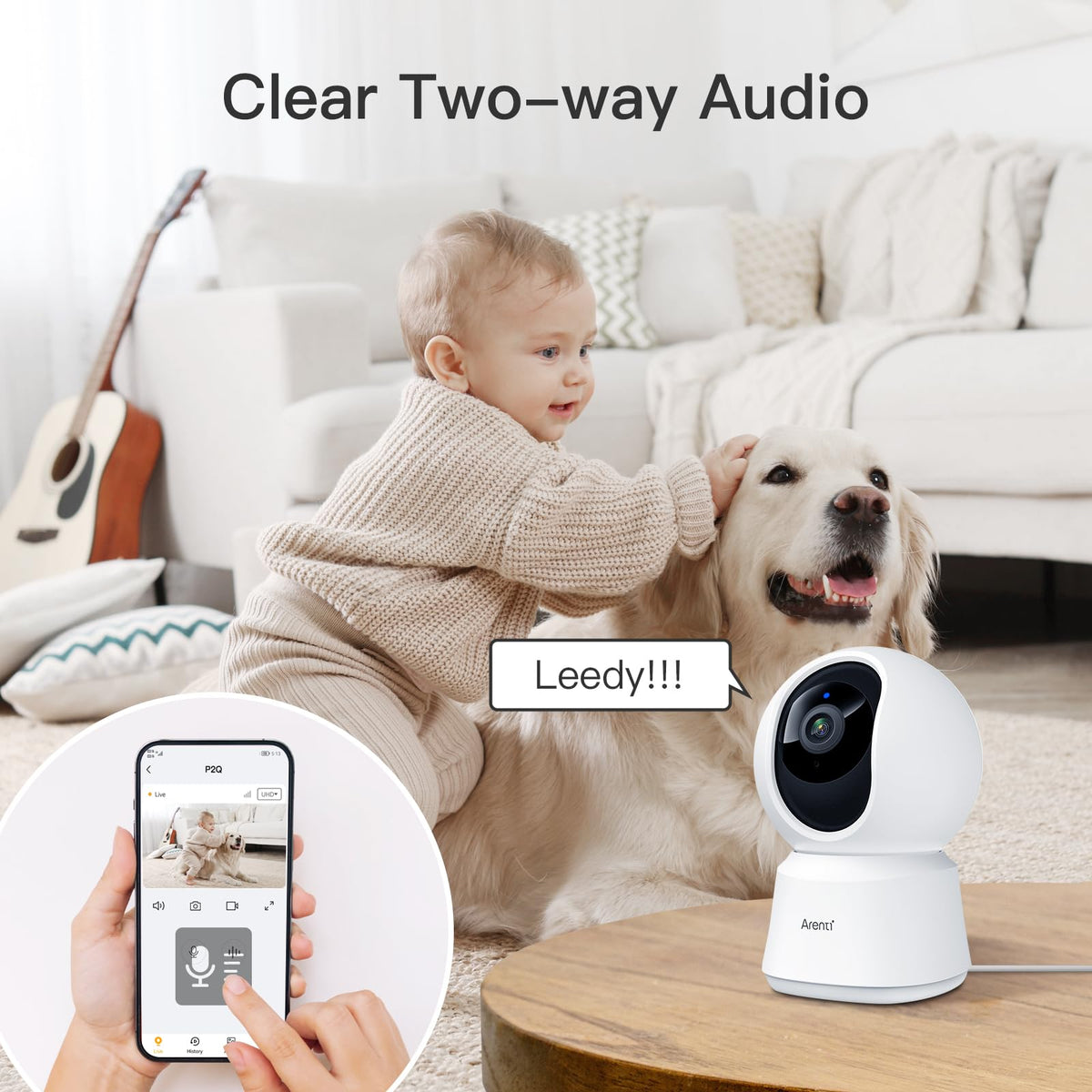 4MP 5G WiFi 6 Indoor Security Cameras Y286
