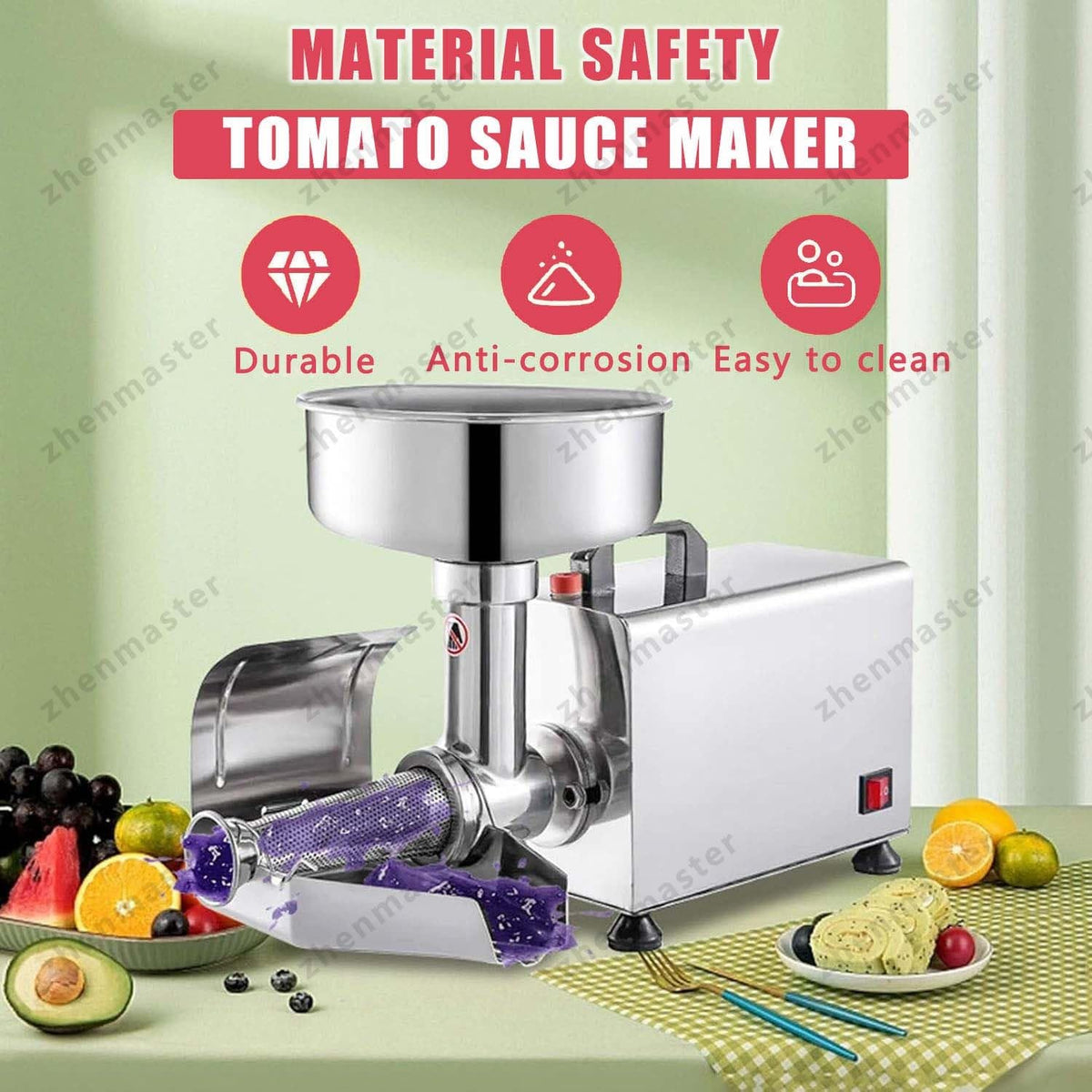 Electric Stainless Steel Tomato Strainer Z744
