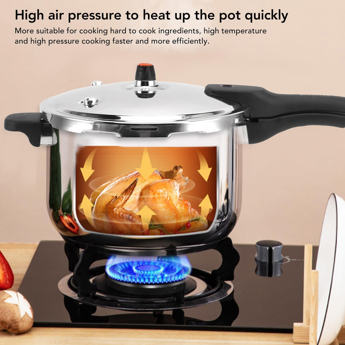 Stainless Steel 3L Pressure Cooker Z3013