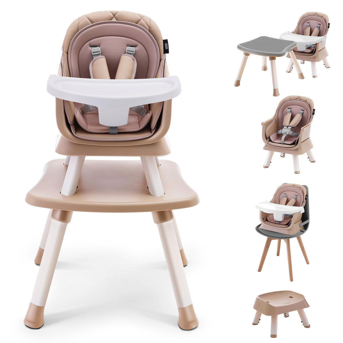 8-in-1 Convertible Baby High Chair O8072