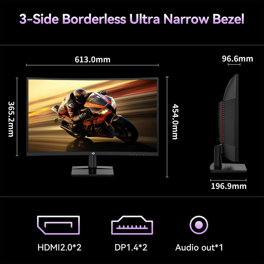 27" Curved QHD 240Hz Fast-VA 1ms Gaming Monitor P45660