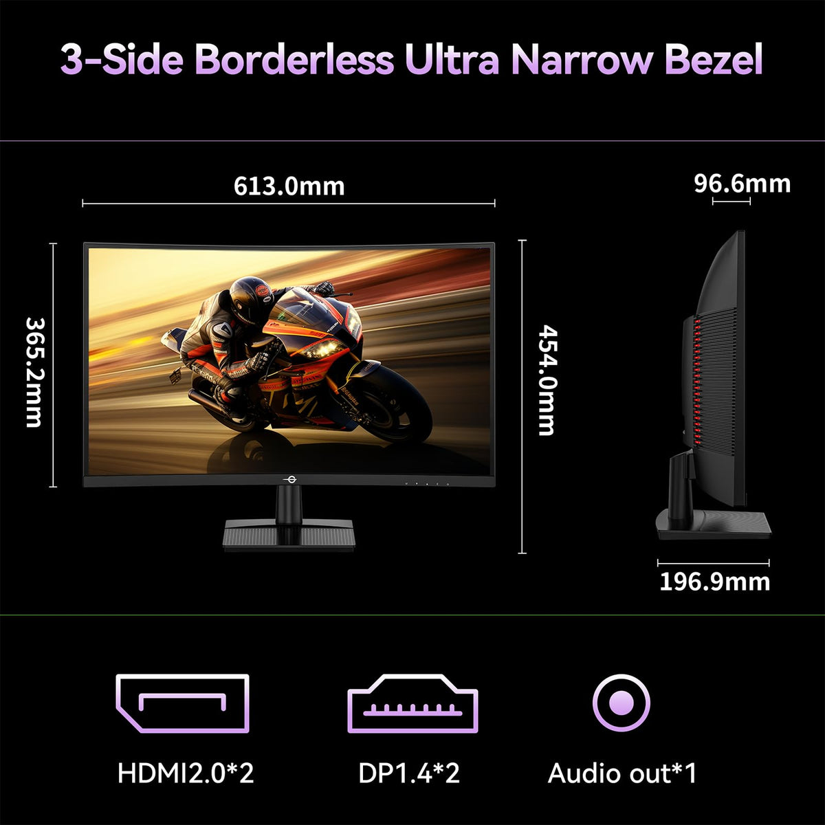 27" Curved QHD 240Hz Fast-VA 1ms Gaming Monitor P45660