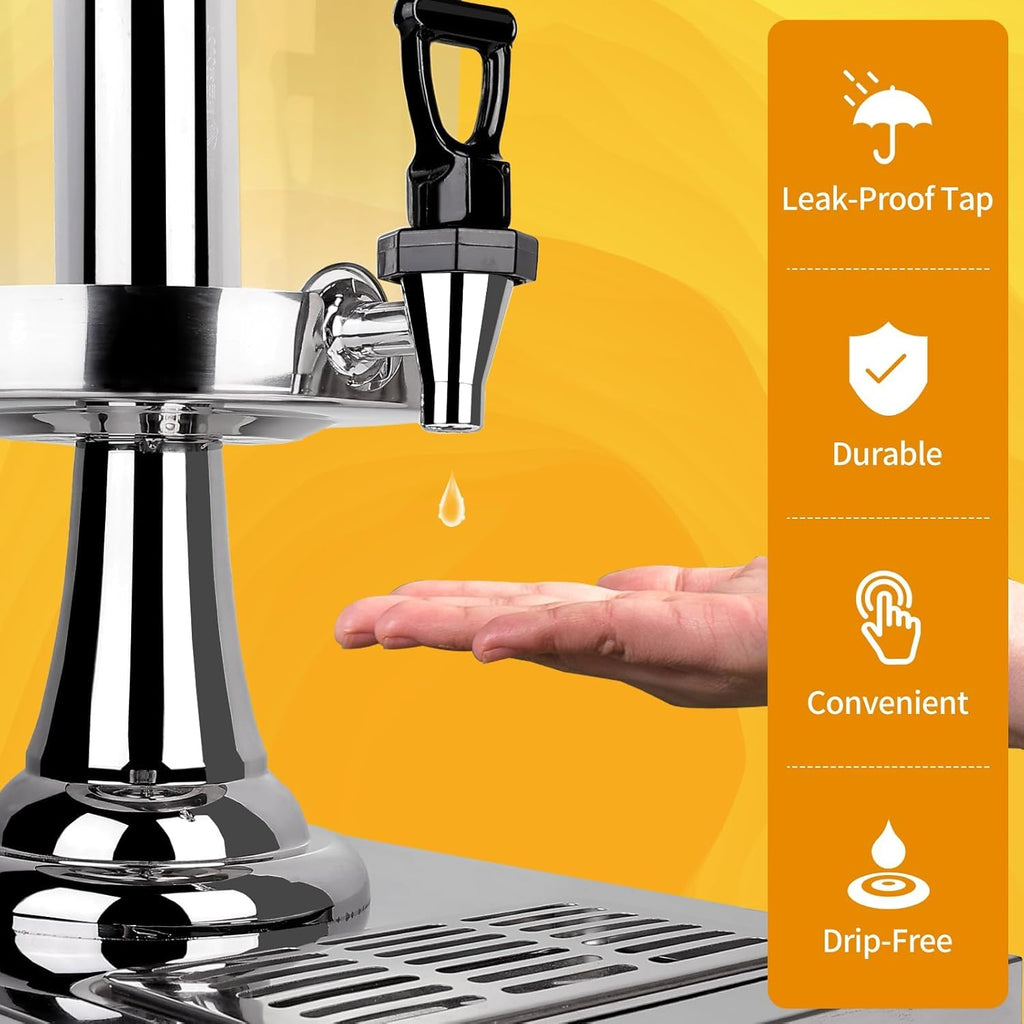 Stainless Steel Beverage Dispenser with Stand W6680