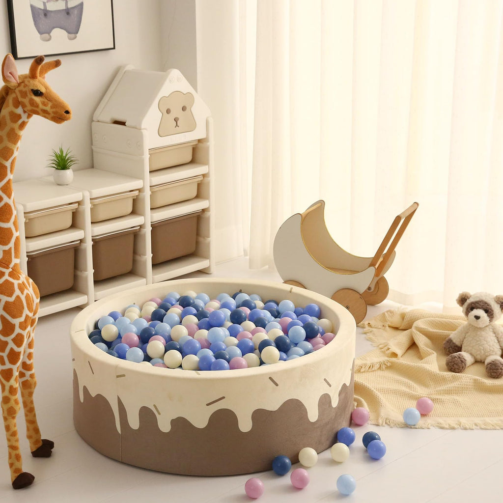 Cream Ball Pit Balls 100 Balls 2.2 Inch I3556