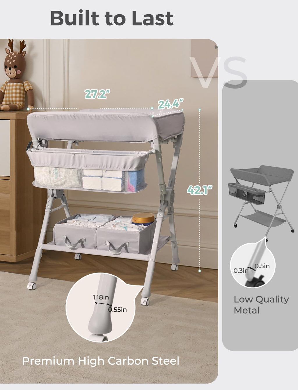 Portable Folding Baby Changing Table S263
