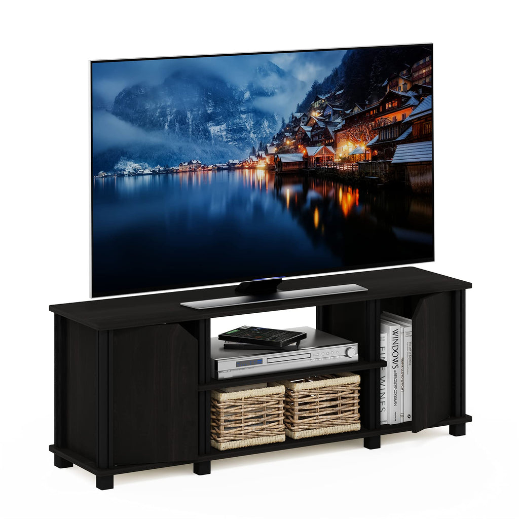 3-Tier Open Shelf TV Stand with Cabinets Z3293