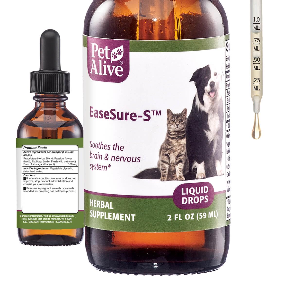 2 Fl Oz Herbal Nervous System Support for Pets Z1244