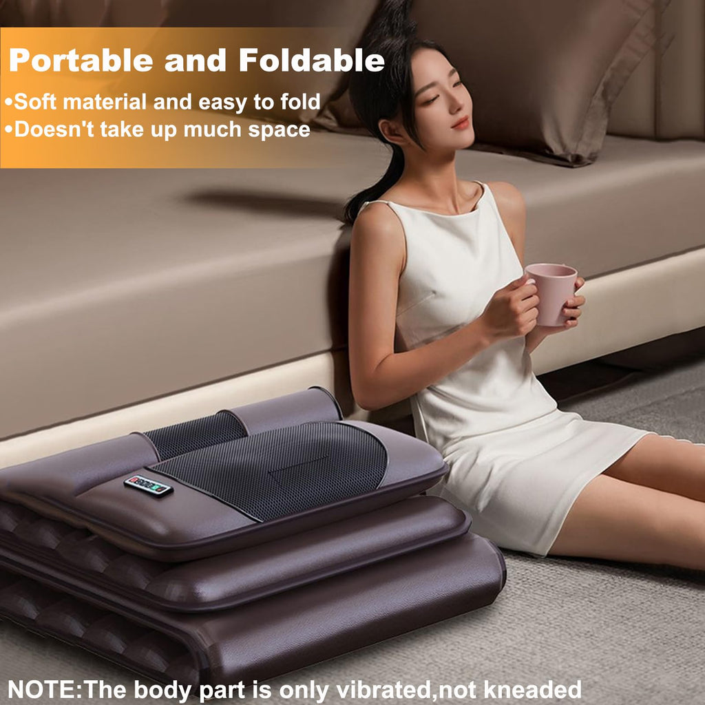 Vibration Massage Mat with Neck Headrest and Leg Foot Massagers Z745
