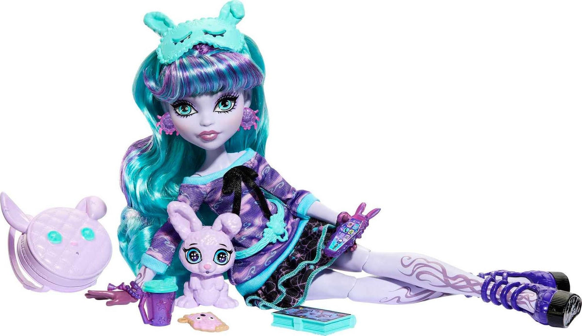 Doll with Pet Bunny, Hoodie, Book & Backpack Q5587