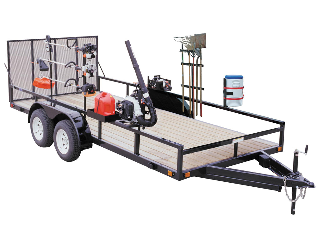 Carbon Steel Gas Container Rack with Nylon Strap, Black E6293