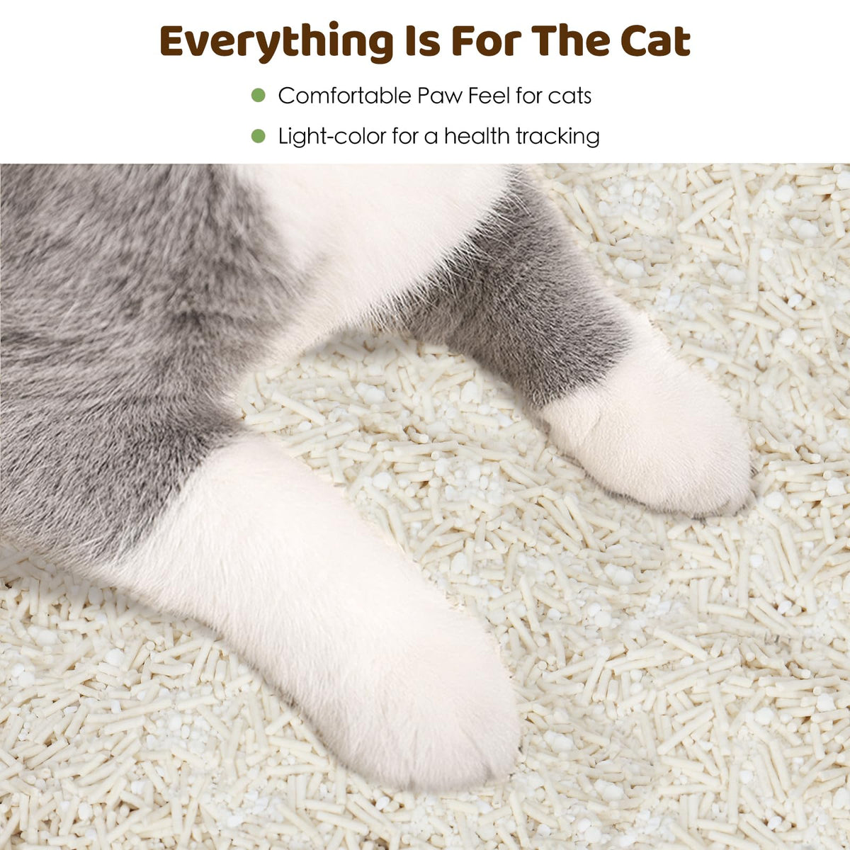 Non-Stick Bottom Tofu Cassava Cat Litter 2Pack 18Lb G85035