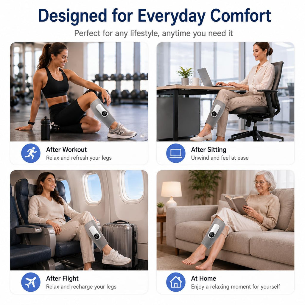 Cordless Air Massage Kneading Leg Massager Y7057