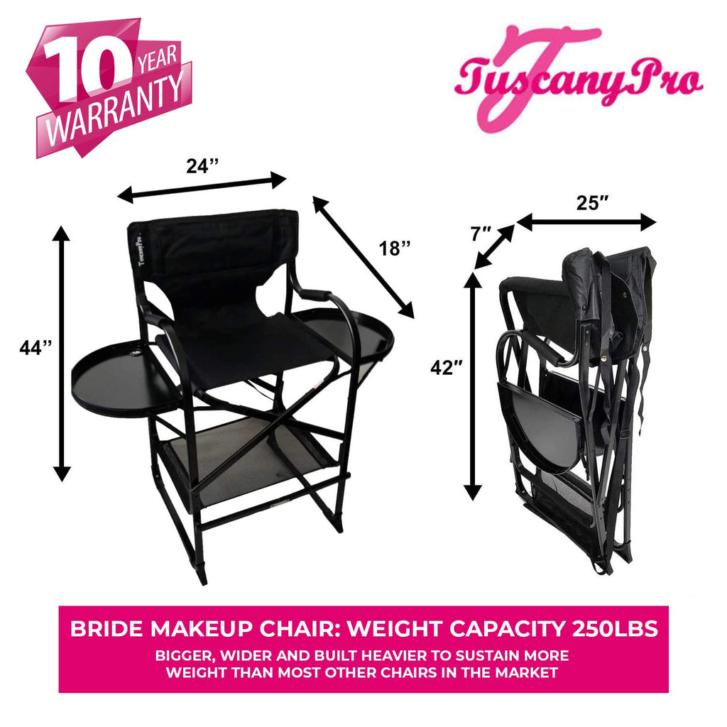 Heavy Duty Director Chair with Adjustable Seat Height E853