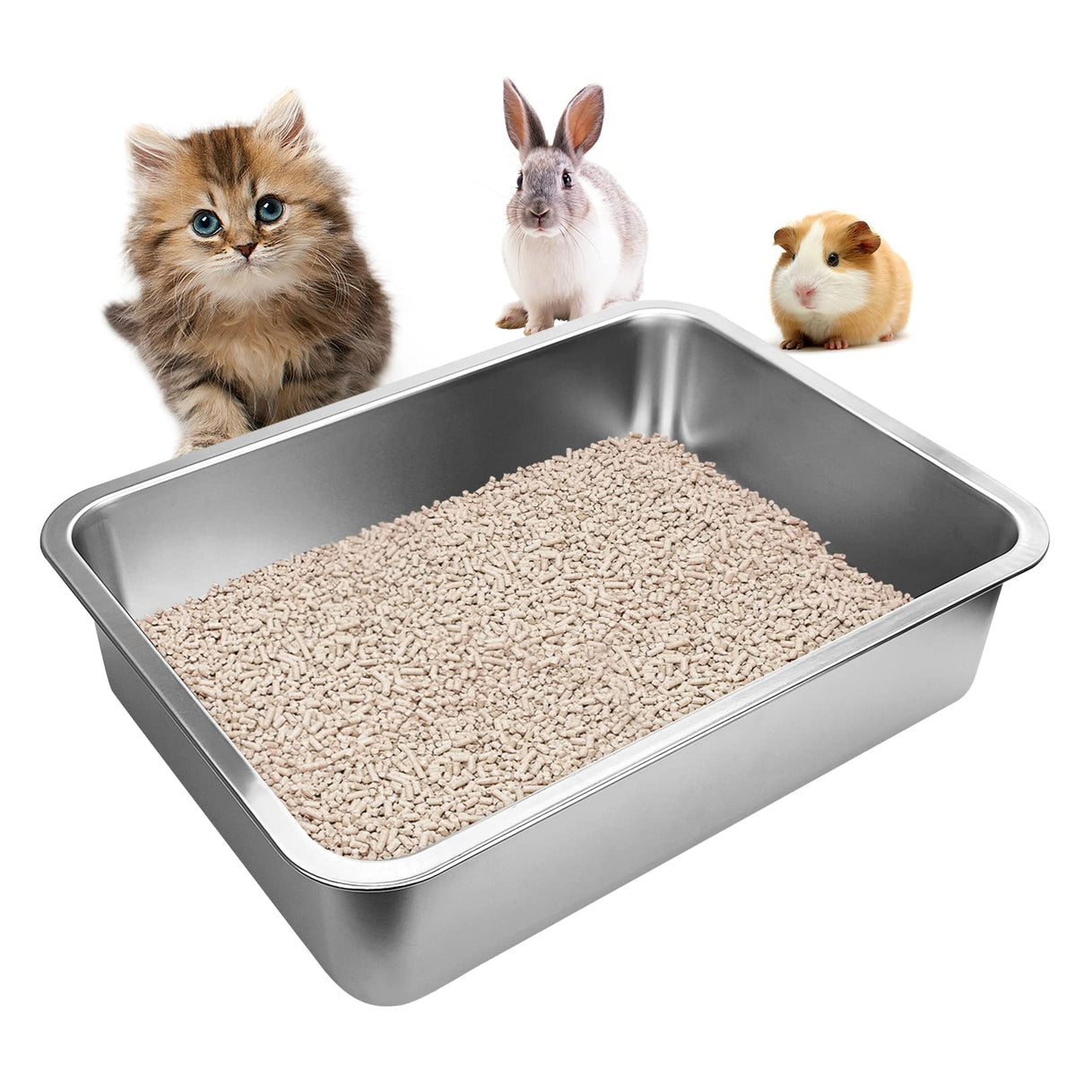 Stainless Steel Litter Box O56041