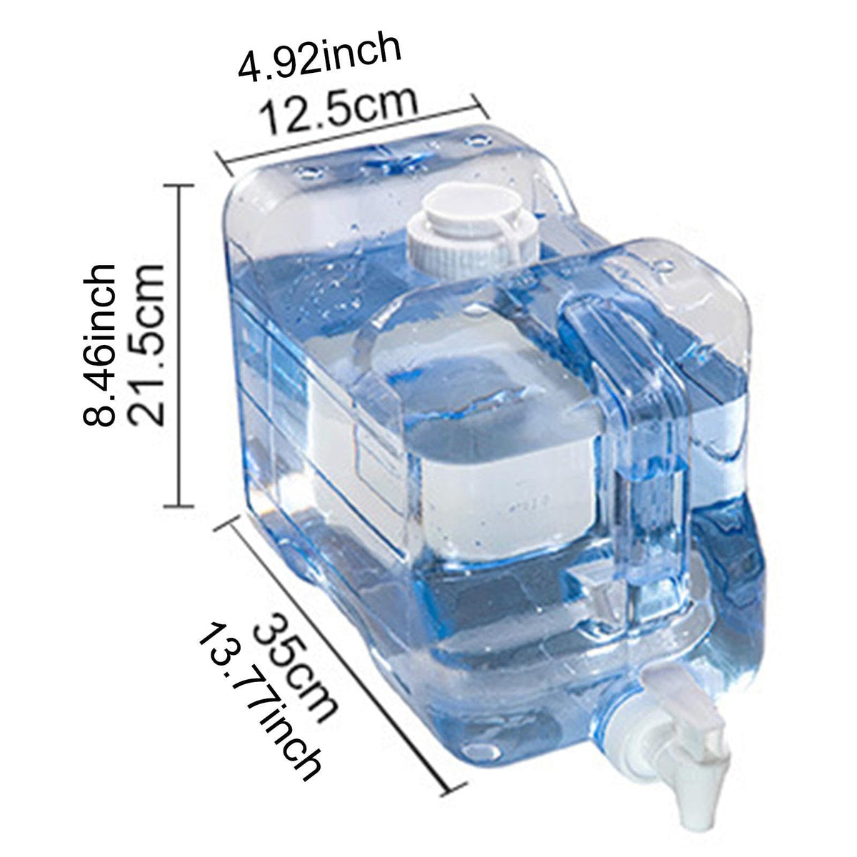 5.7L Portable Water Container with Lid and Handle S250