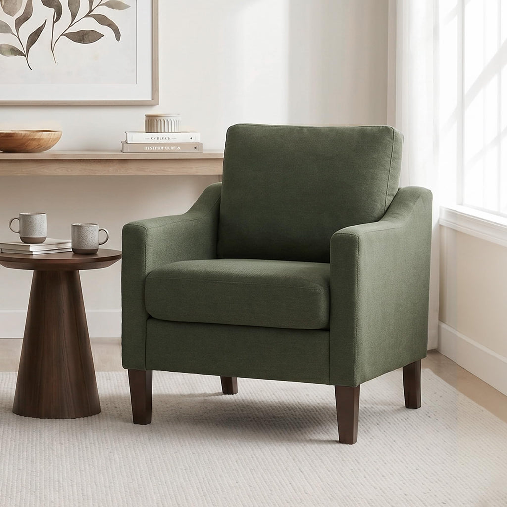 Accent Chairs Set of 2 Green F752980