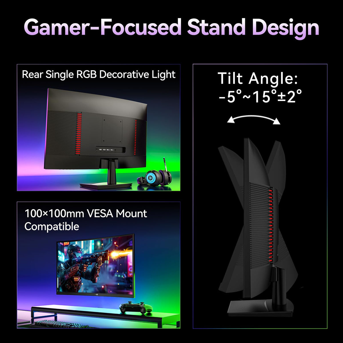 27" Curved QHD 240Hz Fast-VA 1ms Gaming Monitor P45660