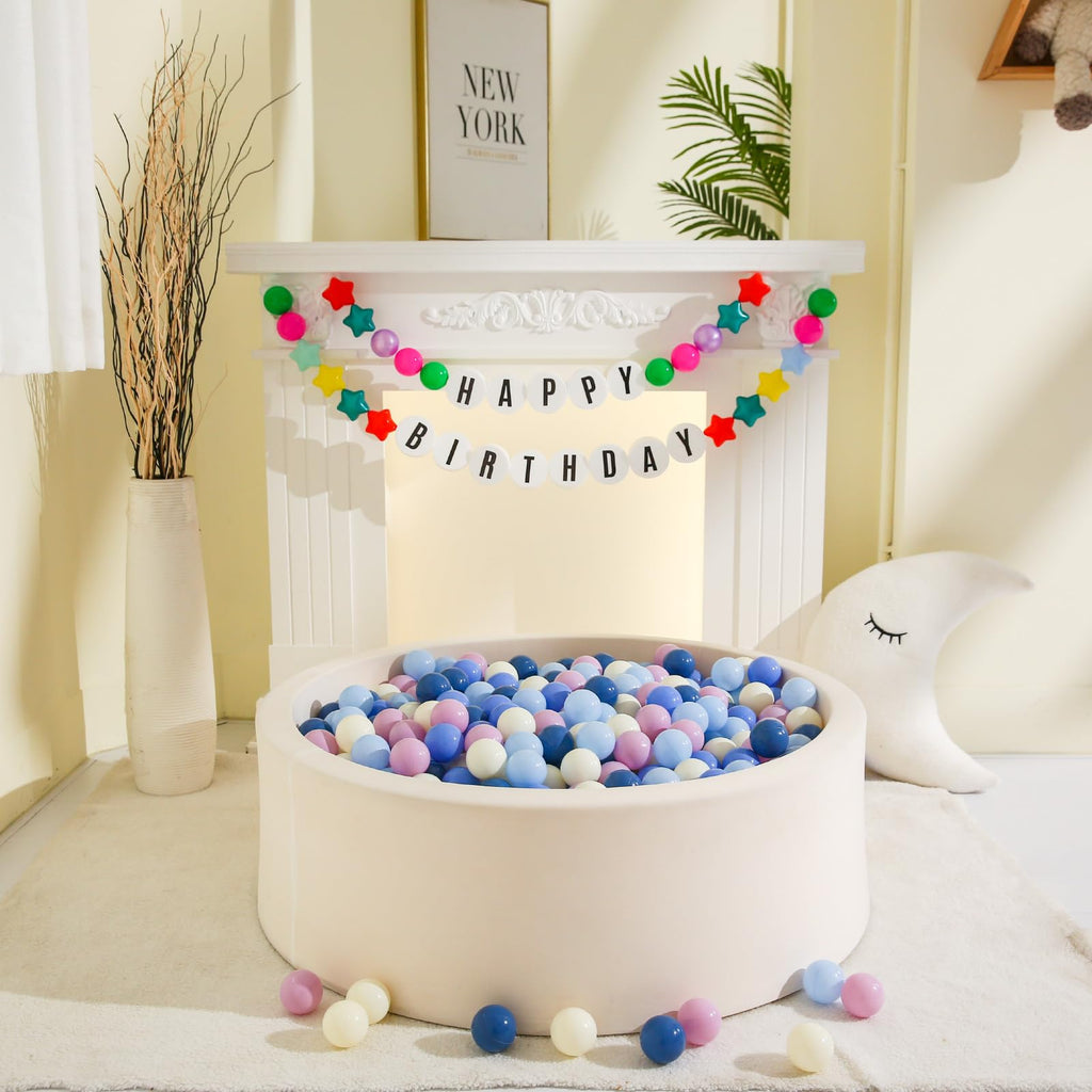 Cream Ball Pit Balls 100 Balls 2.2 Inch I3556