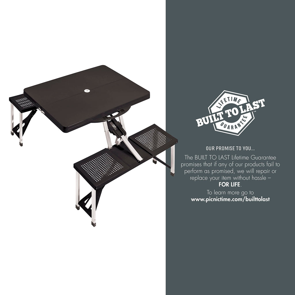 Portable Folding Picnic Table with Seats for 4 Z921283