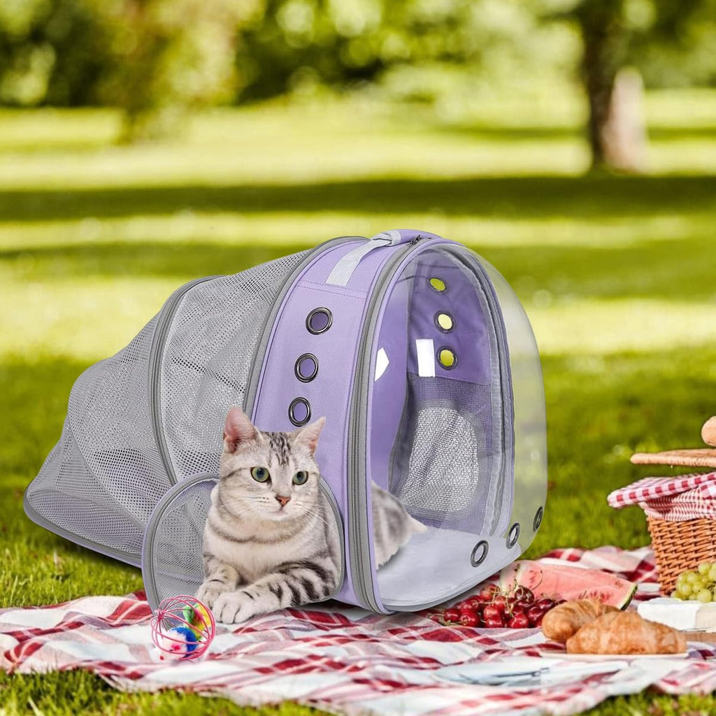 Expandable Cat Carrier Backpack with Bubble Window T1540